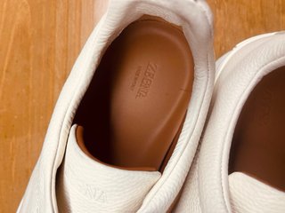 Zapatillas Zegna Blancas Piel