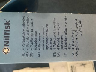 11 Bolsas y 6 Filtros Nilfisk Aspiradora