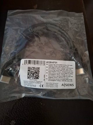 Cable HDMI AISENS V2.0 Negro 2m