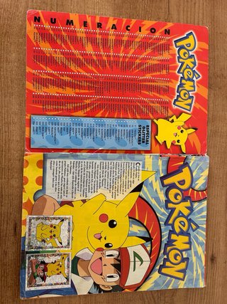 Álbum Cromos completo Pokémon Sticker Album Merlin