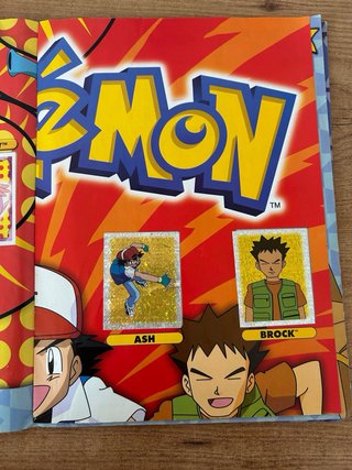 Álbum Cromos completo Pokémon Sticker Album Merlin