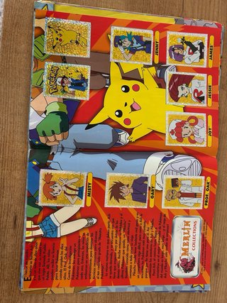 Álbum Cromos completo Pokémon Sticker Album Merlin