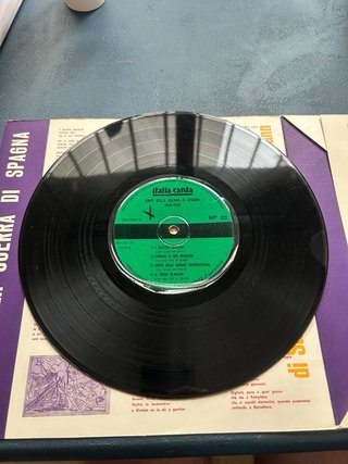 Vinilo Canti de Guerra di Spagna 1936-1939