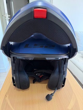 Casco LS2 Strobe 2 II c/ Intercom Cardo Spirit HD