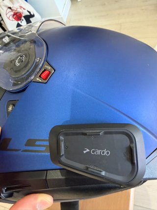Casco LS2 Strobe 2 II c/ Intercom Cardo Spirit HD