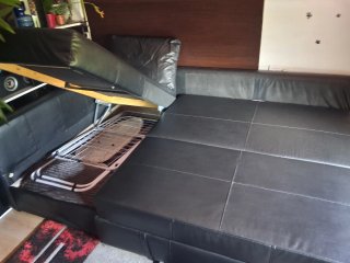 Sofá Cama Chaise Longue Friheten Ikea Negro