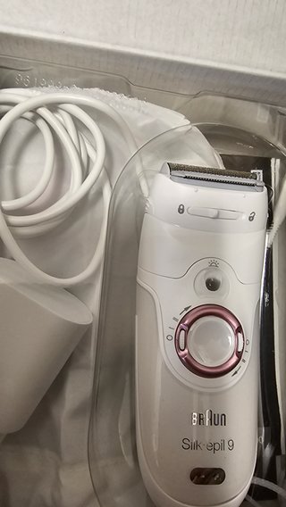 Depiladora Eléctrica Braun Silk-épil 9 SensoSmart Wet & Dry con Cabezal Ancho