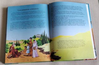 Biblia infantil ilustrada la historia más hermo...