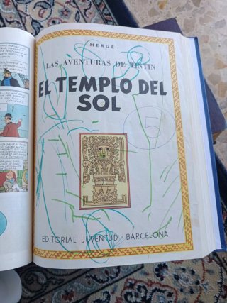 Aventuras de Tintin 8 Fascículos encuadernados.