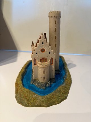 Maqueta escala N Castillo con Foso