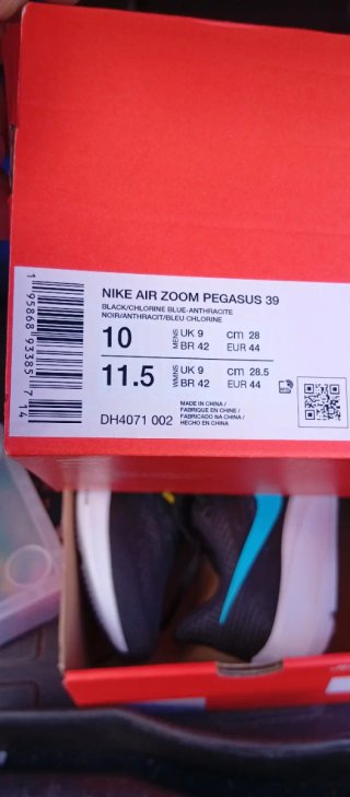 Nike Air Zoom Pegasus 39 Negro/Turquesa