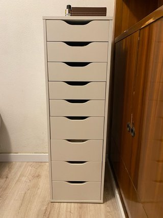 Cajonera Ikea ALEX 36x116cm Blanca