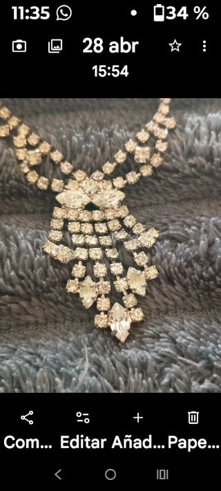 Collar  vintage años 50