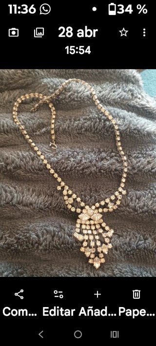 Collar  vintage años 50