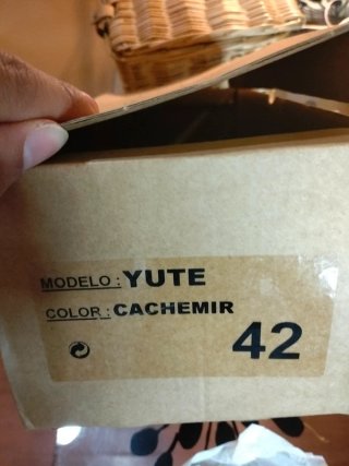Alpargatas Yute Estampado Cachemir Talla 42