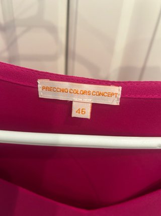 Vestido rosa con lazos en mangas