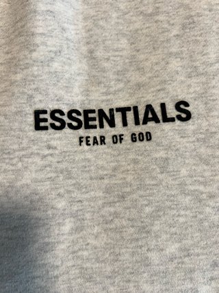 Pantaloni Essentials Fear of God Grigio
