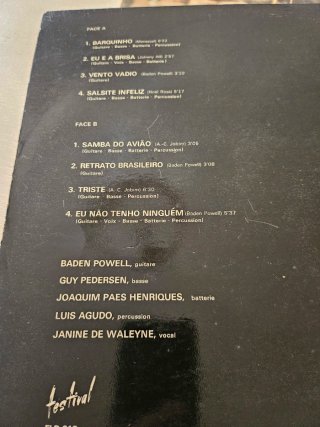 Vinilo LP Baden Powell L'Âme De