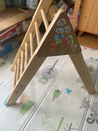 Triángulo Escalada Montessori Madera