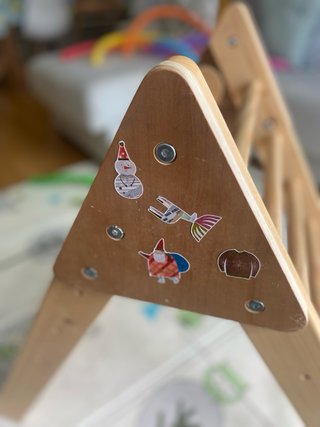 Triángulo Escalada Montessori Madera