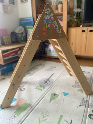 Triángulo Escalada Montessori Madera