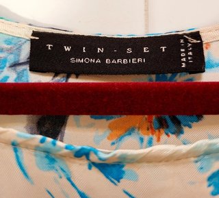 Miniabito Twin Set a Kimono Boho Floreale Tg. S/M