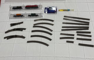 Fleischmann Vagones y Rieles Tren Eléctrico