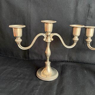 Set 2 Candelabri Argentati