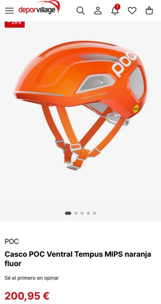 Casco POC Ventral Tempus Mips. Nuevo!