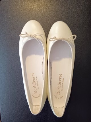 Bailarinas Ruth Secret Piel Blancas Talla 37