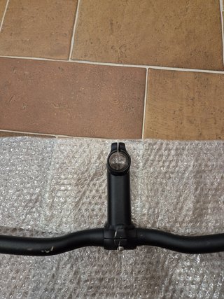 Manillar y Potencia Bicicleta MTB Negro