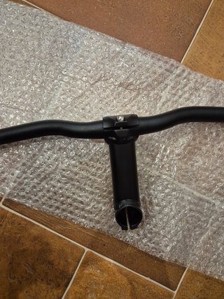 Manillar y Potencia Bicicleta MTB Negro