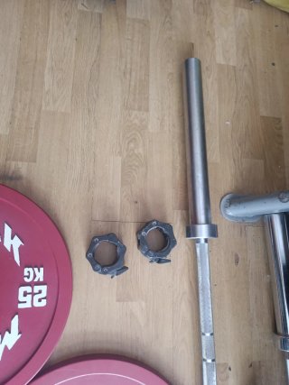 Lote discos olímpicos Maniak 115kg