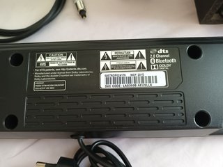 Barra de Sonido y Subwoofer LG Negro