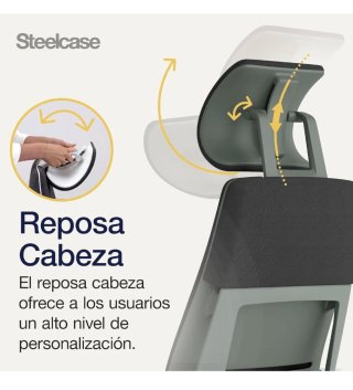 Steelcase Gesture, silla de oficina ergonómica