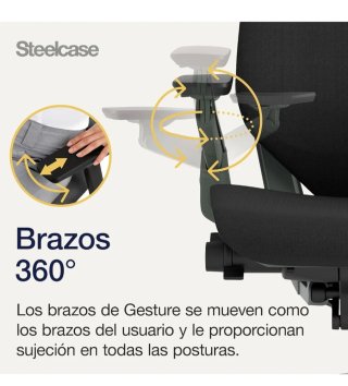 Steelcase Gesture, silla de oficina ergonómica