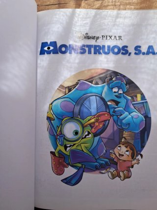 Libro infantil, Monstrous S.A. Disney Pixar