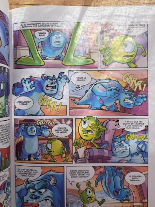Libro infantil, Monstrous S.A. Disney Pixar