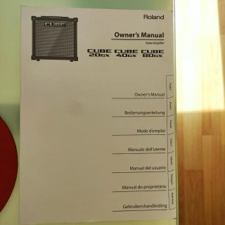 Amplificador Roland Cube 20 GX