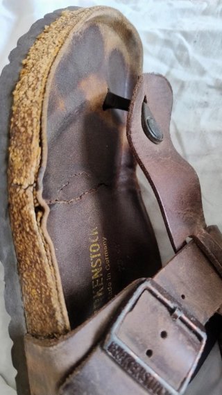 Sandalias Birkenstock Hombre Talla 44 Marrón