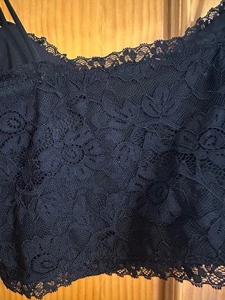 Top encaje negro Inside talla S