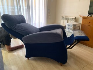 Sillón Relax. Reclinable 100%. Desenfundable