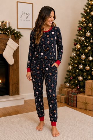 Pijamas Navidad familia (hombre L, mujer M, niño 3