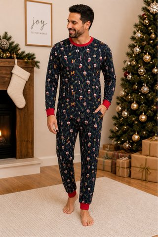 Pijamas Navidad familia (hombre L, mujer M, niño 3