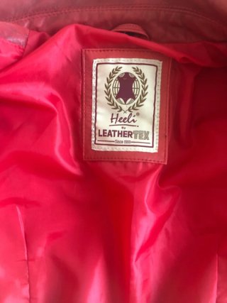 Chaqueta Heeli Piel Roja Talla L
