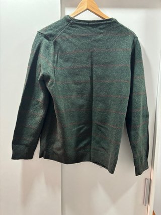 Jersey Massimo Dutti verde rayas