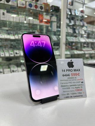 iPhone 14 Pro Max 128GB Morado