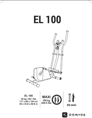 Elíptica Decathlon 100L