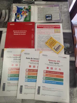 3DS cosmos black + Mario 64
