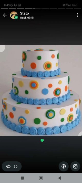 Torta scenografica per eventi